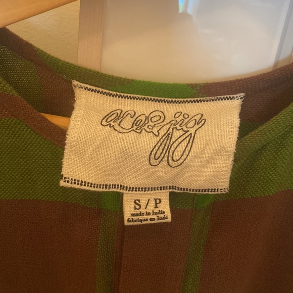 so CUTE! ace & jig brown and green dress! - Picture 3 of 4